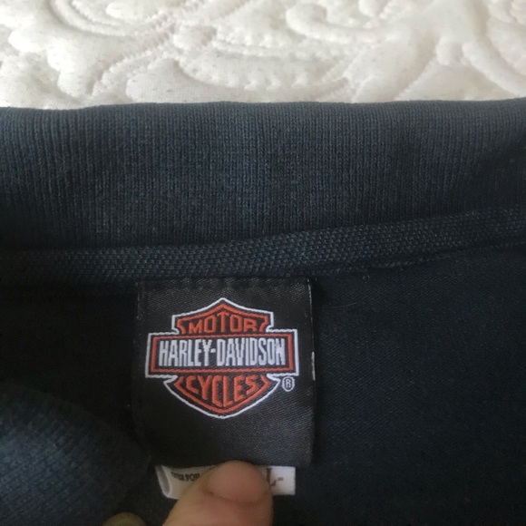 HARLEY DAVIDSON DAYTONA BCH POLO SHORT SLV PATCH - Picture 5 of 8